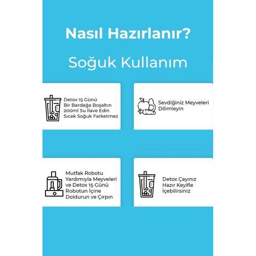 Mindivan Detoks Çayı Soğuk ve Sıcak İçim Keyfi Detox 15 Gün