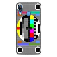 Retro (24) Desen Darbe Emici Kılıf Renkli Samsung Galaxy A40 Kılıf