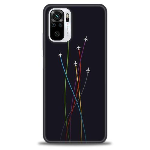 Xiaomi Poco M5s Kılıf HD Baskılı Kılıf - Uçaklar + Tam Ekran Koruyucu