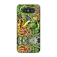 LG Q60 Kılıf Gece Yasami Doodle Arka Kapak Silikon Koruma Full Koruyucu