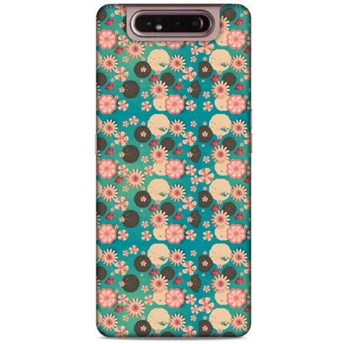 Samsung Galaxy A80 Kılıf Japonya (22) Tam Koruma Kılıfı Japon Çiçeği Febreze