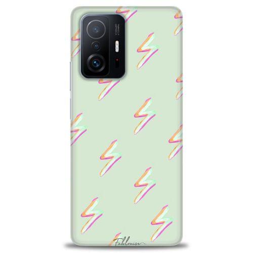 Xiaomi Mi 11T Pro Kılıf HD Baskılı Kılıf - Şimşekler + Tam Ekran Koruyucu