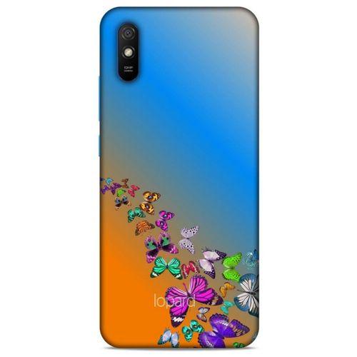 Xiaomi Redmi 9A Kılıf Kelebek Etkisi (50) Shockproof Kılıf Bordo Pembe