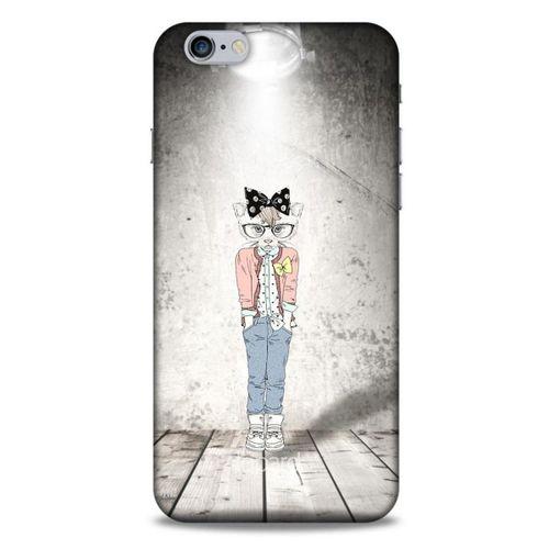 Apple Iphone 6 Plus Kılıf FunnyMaX (39) Liquid Crystal Kılıf Açık Gri Kedl