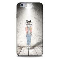 Apple Iphone 6 Plus Kılıf FunnyMaX (39) Liquid Crystal Kılıf Açık Gri Kedl