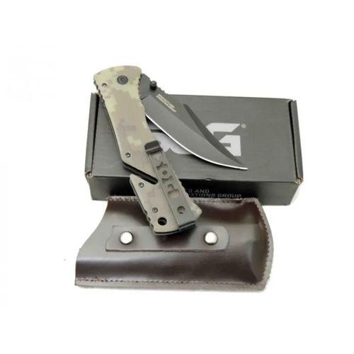 Trident Çakı 21,5 Cm Deri Kılıflı , Kemerlikli