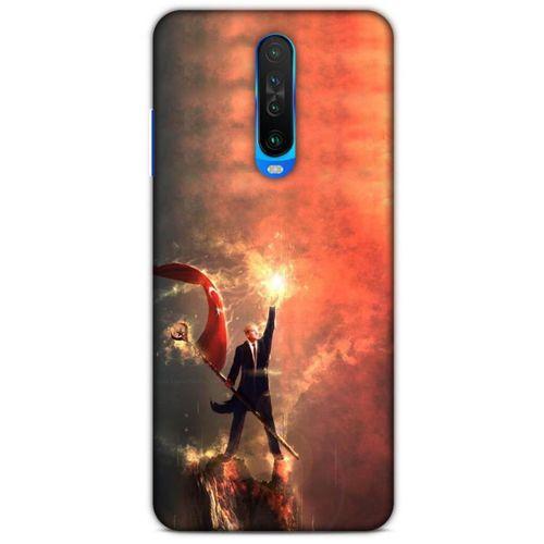 Xiaomi Redmi K30 5G Kılıf Atatürk (44) Tough Armor Kılıf Alev Kırmızı