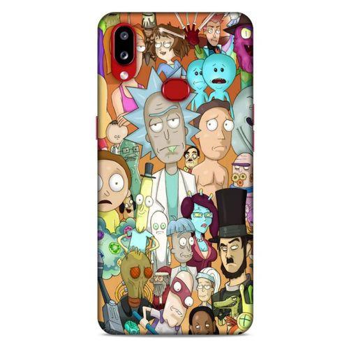 Samsung Galaxy A10s Uyumlu Kılıf Rick And Morty (35) Fit Design Kılıf Cop Rick