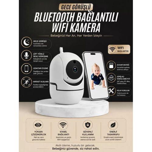 Gece Görüşlü Bebek Kamerası Telefondan Canlı Takip Özellikli