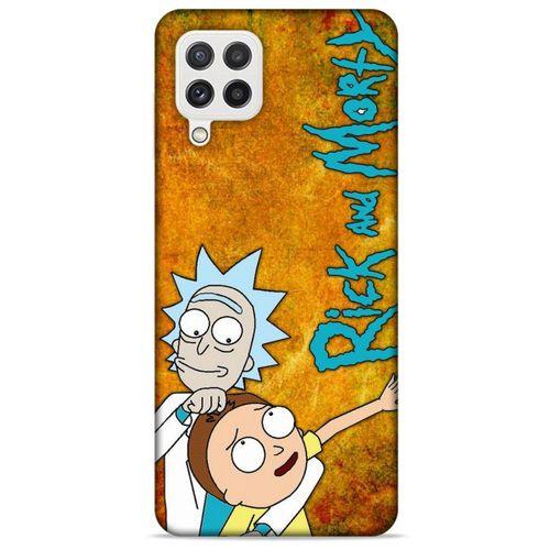 Samsung Galaxy A22 Uyumlu Kılıf Rick And Morty (13) Silikon Kap Mr. Meeseeks