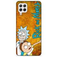 Samsung Galaxy A22 Uyumlu Kılıf Rick And Morty (13) Silikon Kap Mr. Meeseeks