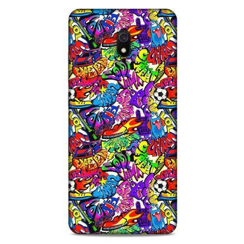 Graffitix (25) Desenli Silikon Kapak Xiaomi Redmi 8A Kılıf