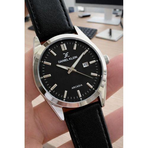 Daniel Klein Deri Kordon Takvimli Kadran 2 Yıl Garantili 3 Atm Dayanıklı Erkek Kol Saati E14272-1