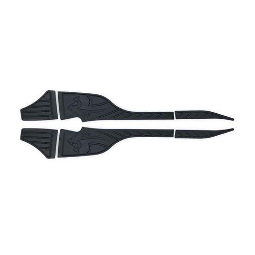 NISSAN NAVARA 2016 Set 6 Parça Kapı Kaplama 9203 Siyah Mat Asa Kum Desen Yarasa