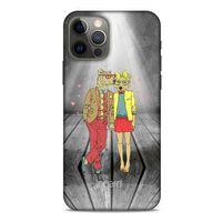 Apple iPhone 12 Pro Kılıf FunnyMaX (35) Fit Design Kılıf Gri