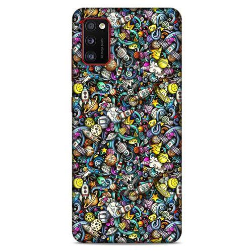 Lopard Samsung Galaxy A41 Uyumlu Kılıf Graffitix (48) Bumper Kılıf