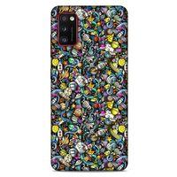 Lopard Samsung Galaxy A41 Uyumlu Kılıf Graffitix (48) Bumper Kılıf