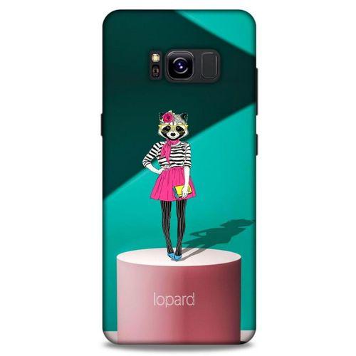 Samsung Galaxy S8 Kılıf FunnyMaX (10) Full Koruma Kılıfı Yeşil Pembe