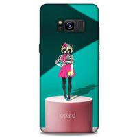 Samsung Galaxy S8 Kılıf FunnyMaX (10) Full Koruma Kılıfı Yeşil Pembe
