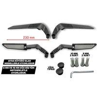 SEVGENT H2 Ayna Modifiye Küçük Karbon