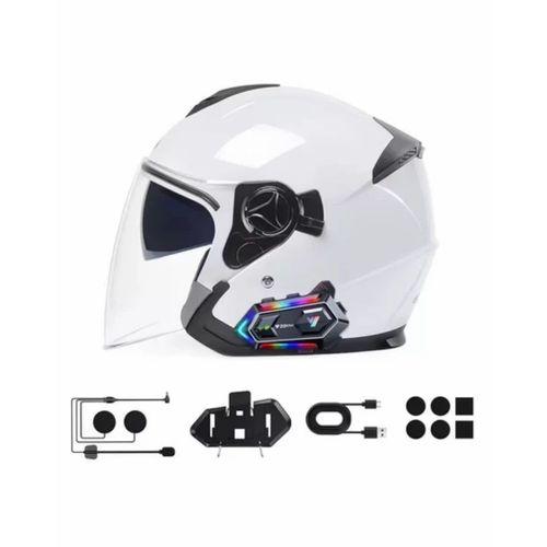 Çift Telefon Destekli Motosiklet Kask Bluetooth Kulaklık