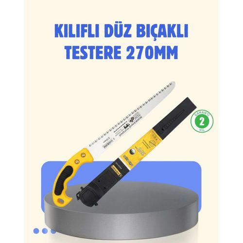 Kılıflı Budama Bahçe Testeresi 270 Mm Düz Bıçaklı