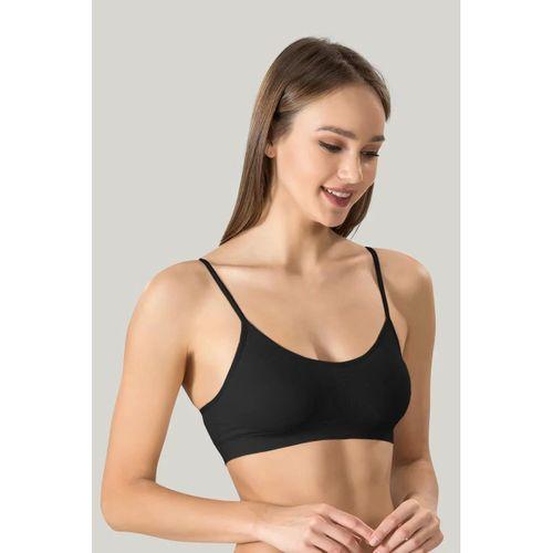 Kadın Ince Askılı Pedli Büstiyer Yarım Atleti Sütyen 3'lü Set..