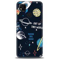 Xiaomi Redmi 10A Kılıf HD Baskılı Kılıf - Space Fun + Tam Ekran Koruyucu