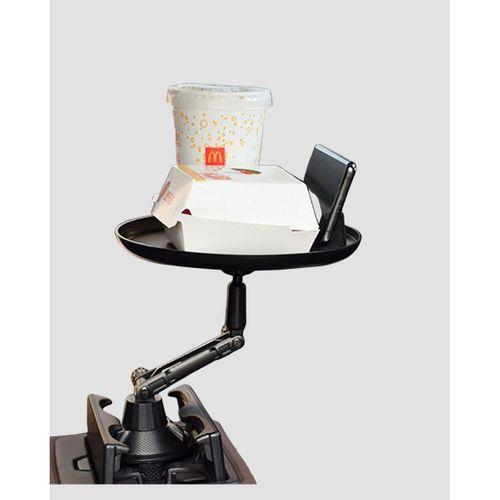 360° Döner Araç Bardaklık Tepsisi Geniş Yemek Alanlı Telefon Standlı
