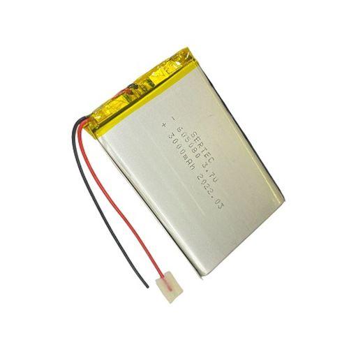 605080 3.7V 3000 mAh Li-Polymer Pil Devreli/1.5A