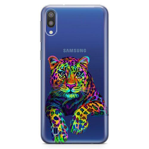 Samsung Galaxy M10 Kılıf Kaplan Colorful Arka Kapak Koruma Desenli Full Koruyucu