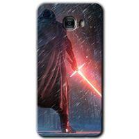 Potkal Hediye Fabrikası Samsung Galaxy C9 Pro Kılıf HD Desen Baskılı Arka Kapak - Kylo Ren