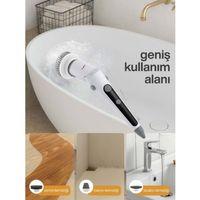 Portatif Şarjlı Temizleme Fırçası