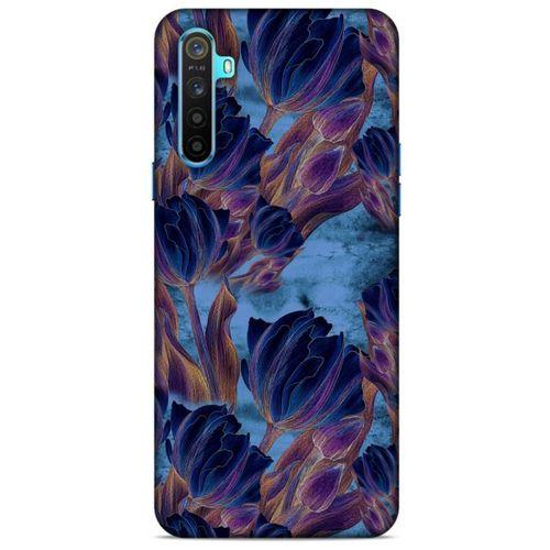Realme 6i Uyumlu Kılıf Mavi Delisi (49) Ultra Silikon Kılıf Lale