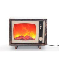 Tv Tasarımlı Ledli Şömine Lamba