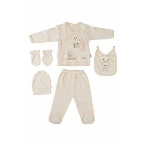 Organik % 100 Pamuk 5'li Hastane Çıkış Seti