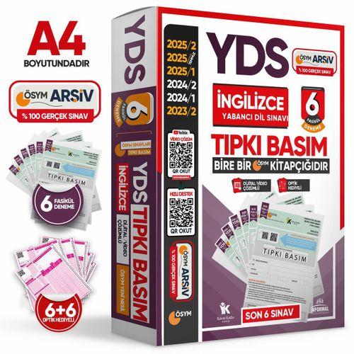 2026 YDS İngilizce ÖSYM Tıpkı Basım Çıkmış Soru 6lı Deneme Paketi Video/PDF Çözümlü Türkiye Geneli