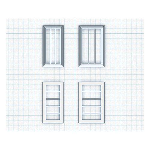 Messick's Farm Market Pencere Yenileme Kiti HO Ölçek 3D Baskı (Bu ürün Sadece Plastik parçadır - Almadan Önce Soru Sorabilirsiniz)