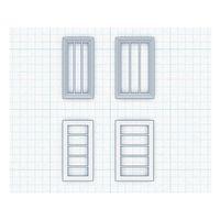 Messick's Farm Market Pencere Yenileme Kiti HO Ölçek 3D Baskı (Bu ürün Sadece Plastik parçadır - Almadan Önce Soru Sorabilirsiniz)