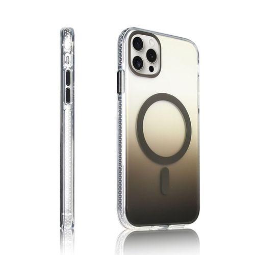 Apple iPhone 16 Pro Kılıf M-safe Şarj Özellikli Transparan Renk Geçişli Zore Toros Kapak