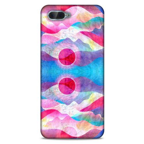 Oppo Rx17 Neo Kılıf Pastel Renkler (20) Koruyucu Kılıf Fuşya Mavi