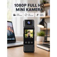 180 Derece Dönebilen Mini Kamera Full Hd Tft Ekran Hareket Sensörlü  kopya