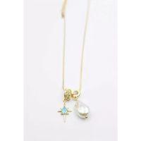 İnci Kolye - Altın