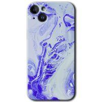 iPhone 14 Plus HD Baskılı Kılıf + 9D Tam Ekran Koruyucu - Cranny Liquid Wall