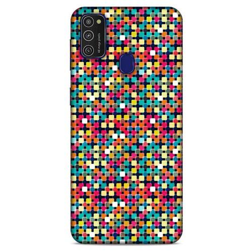 Geometrix 41 Samsung Galaxy M21 Kılıf Silikon Kapak