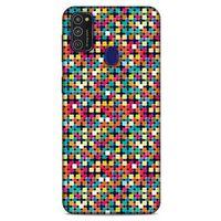 Geometrix 41 Samsung Galaxy M21 Kılıf Silikon Kapak