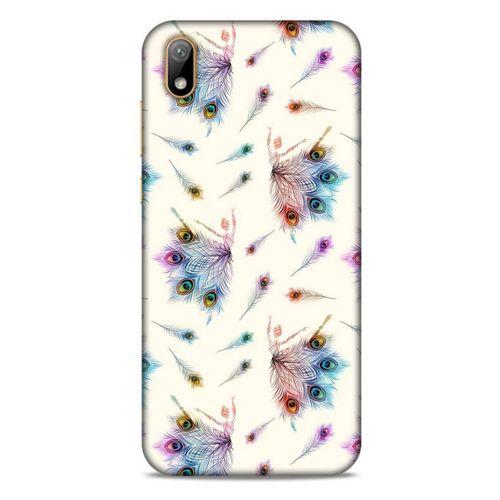 Huawei Y5 2019 Kılıf Desenli Özel Seri Tüyler (35) Fit Design Kılıf