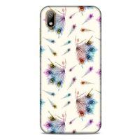Huawei Y5 2019 Kılıf Desenli Özel Seri Tüyler (35) Fit Design Kılıf