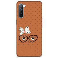 Lopard Oppo Reno 3 Uyumlu Kılıf Kediler (11) Tam Koruma Gözlük Yüz