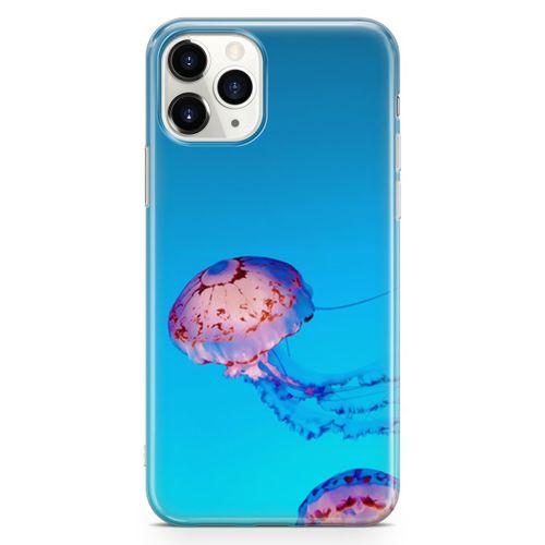 Apple iPhone 11 Pro Kılıf Jellyfish Arka Kapak Koruma Desenli Full Koruyucu